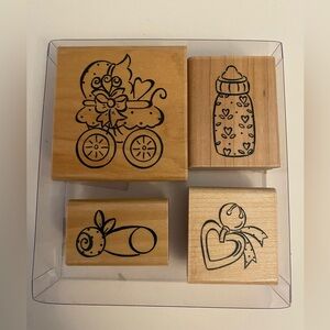 CTMH S533 Baby Boutique rubber stamps